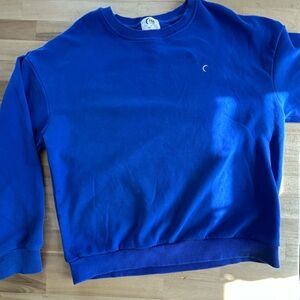 Zyia crewneck bleu xL chandail sport athleisure confortable